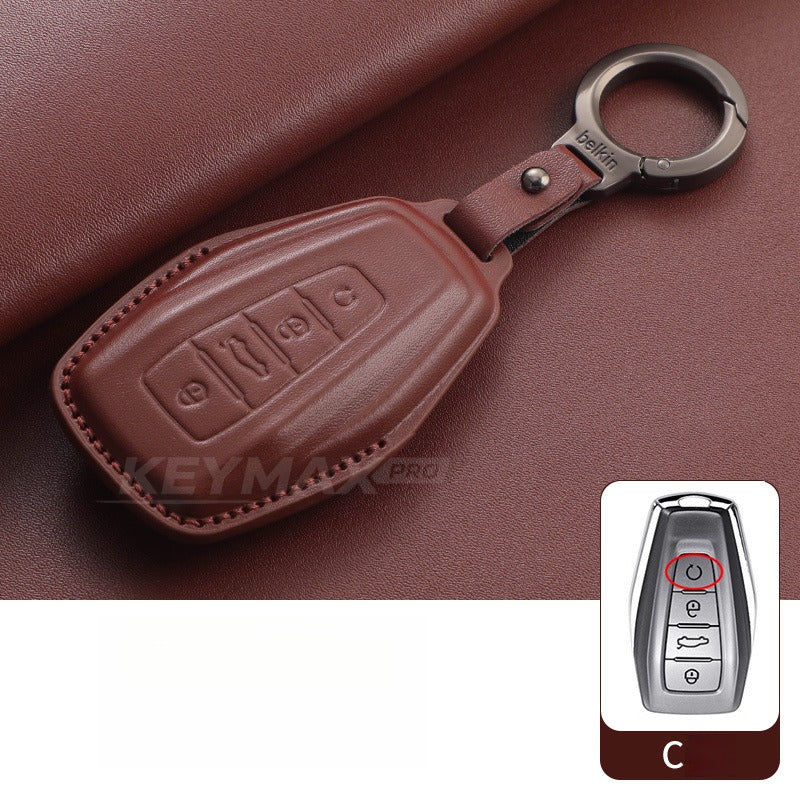 Geely Preface Monjaro Coolray Leather Key Case(#GE388)