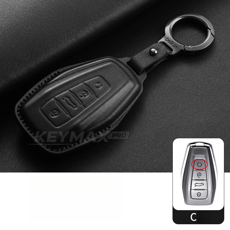 Geely Preface Monjaro Coolray Leather Key Case(#GE388)