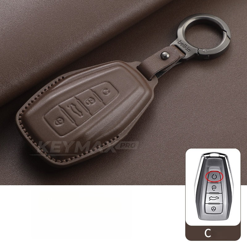 Geely Preface Monjaro Coolray Leather Key Case(#GE388)