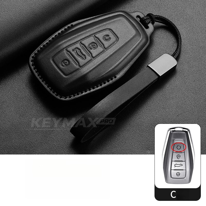 Geely Preface Monjaro Coolray Leather Key Case(#GE388)