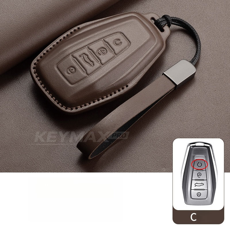 Geely Preface Monjaro Coolray Leather Key Case(#GE388)