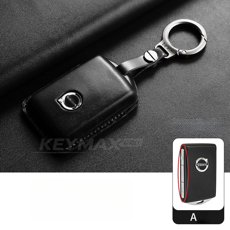 Volvo XC60 XC90 S90 Leather Key Case(#VO391)