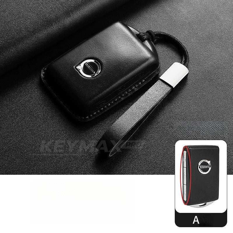 Volvo XC60 XC90 S90 Leather Key Case(#VO391)