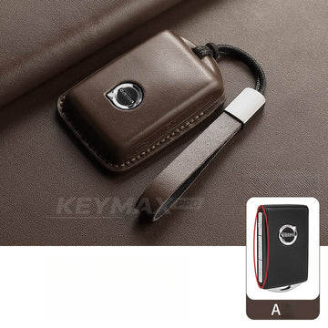 Volvo XC60 XC90 S90 Leather Key Case(#VO391)