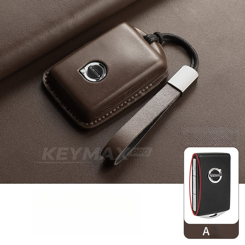 Volvo XC60 XC90 S90 Leather Key Case(#VO391)