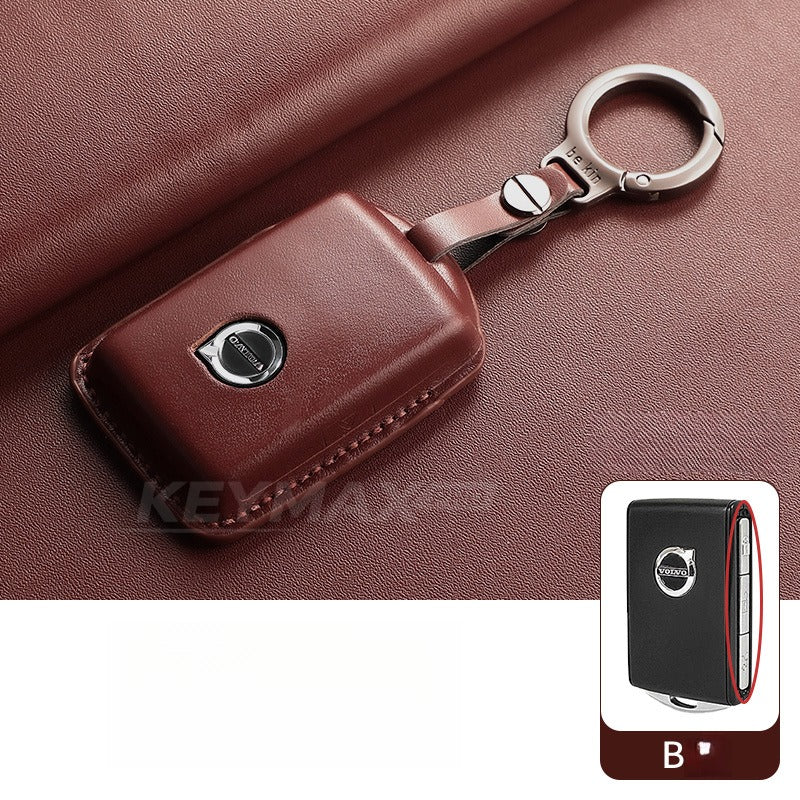 Volvo XC60 XC90 S90 Leather Key Case(#VO391)