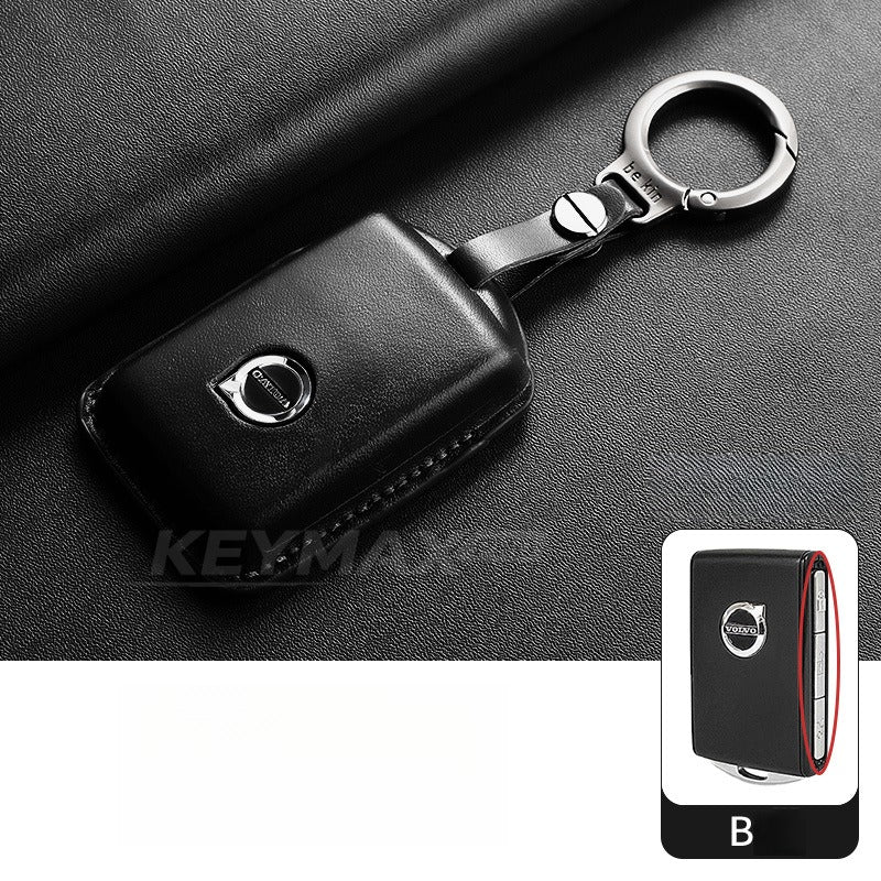 Volvo XC60 XC90 S90 Leather Key Case(#VO391)