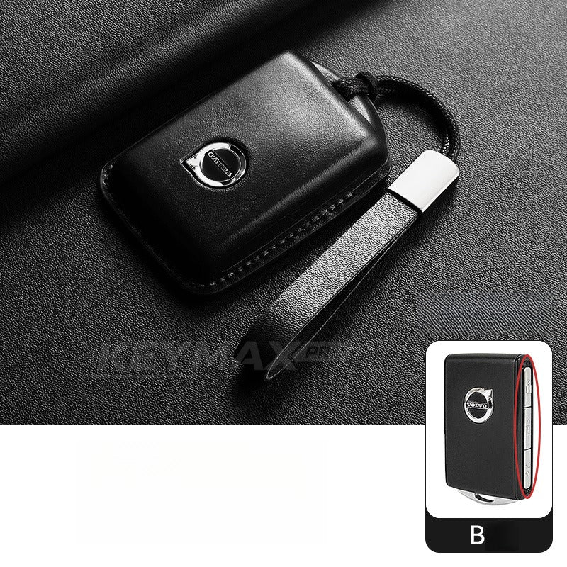 Volvo XC60 XC90 S90 Leather Key Case(#VO391)