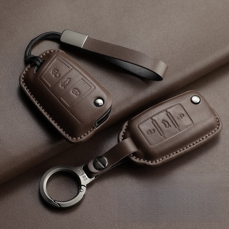 Volkswagen CC Passat Polo Folding Leather Key Case(#VW394)