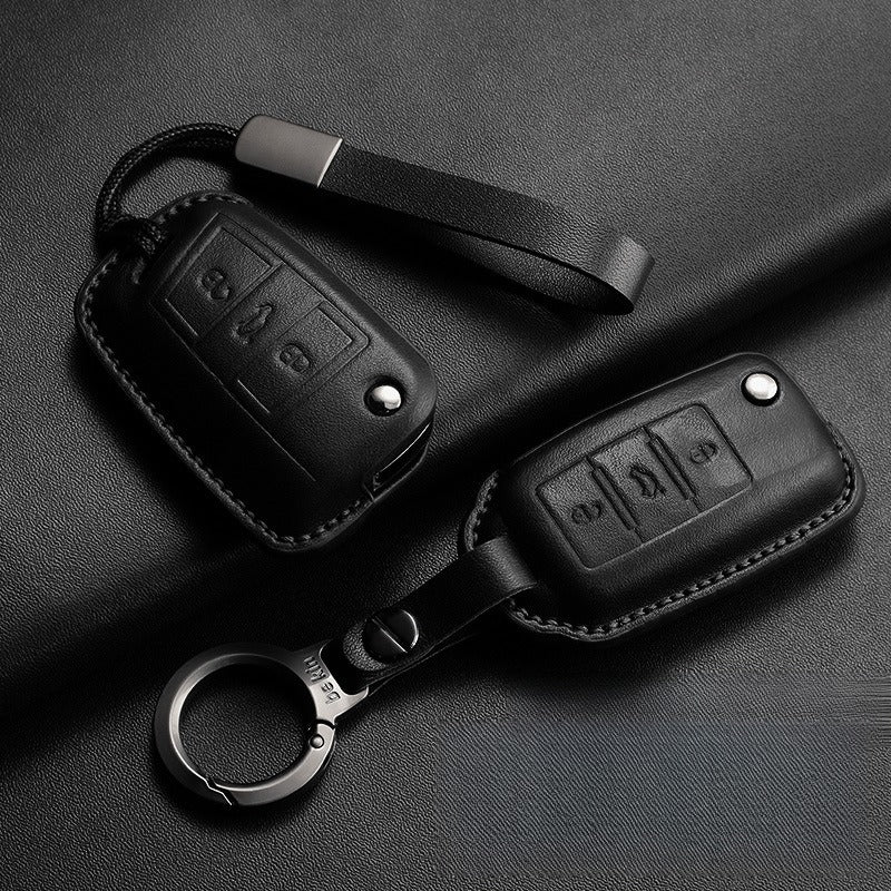 Volkswagen CC Passat Polo Folding Leather Key Case(#VW394)