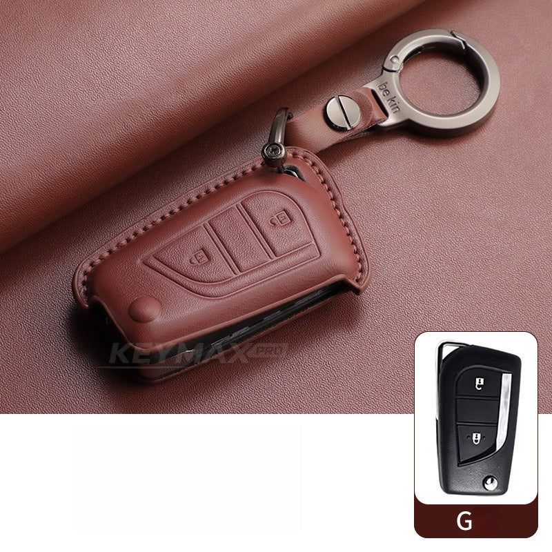 Toyota Wildlander Camry C-HR Alcantara Key Case(#TO398)