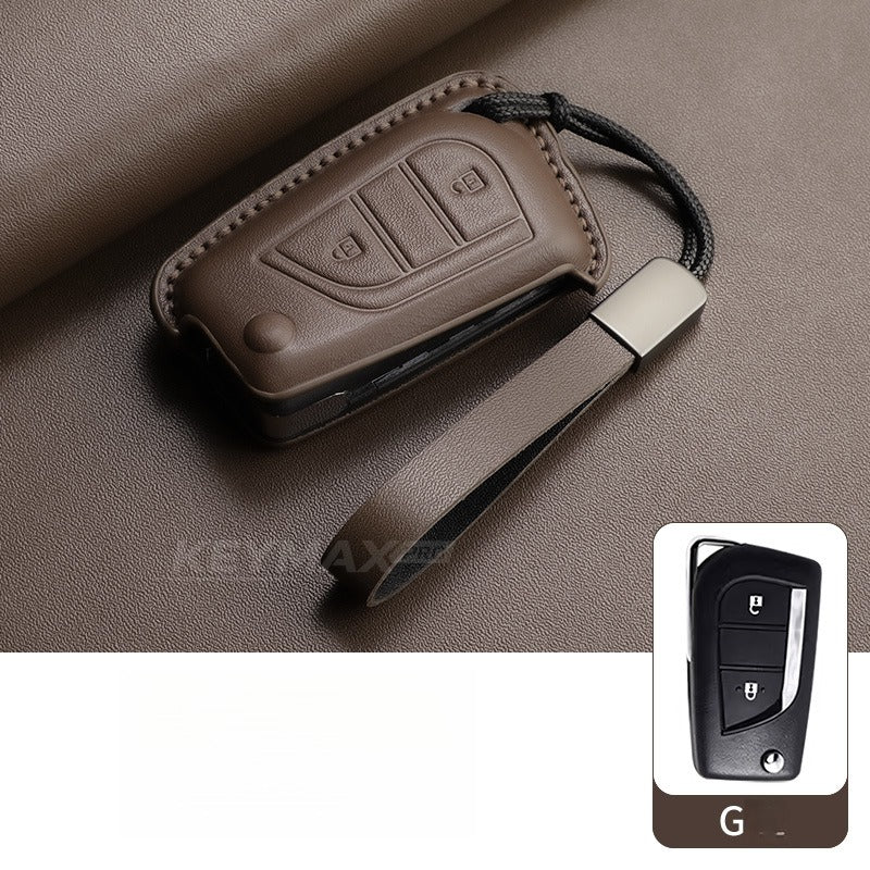 Toyota Wildlander Camry C-HR Alcantara Key Case(#TO398)