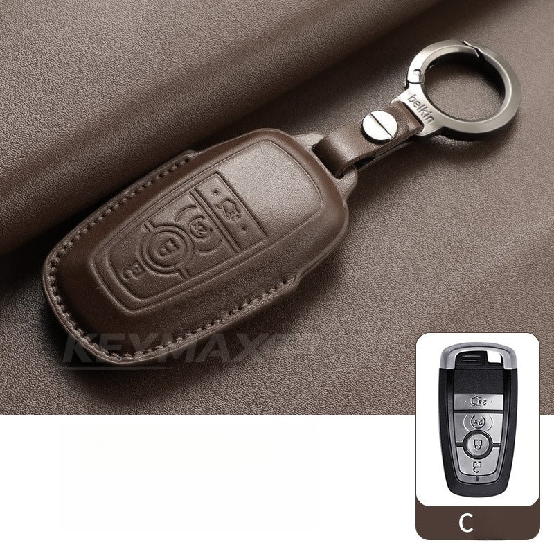 Ford Focus Mondeo Explorer Leather Key Case（#FD400）