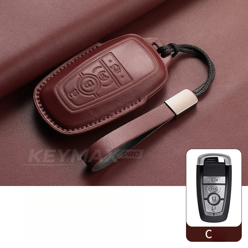 Ford Focus Mondeo Explorer Leather Key Case（#FD400）
