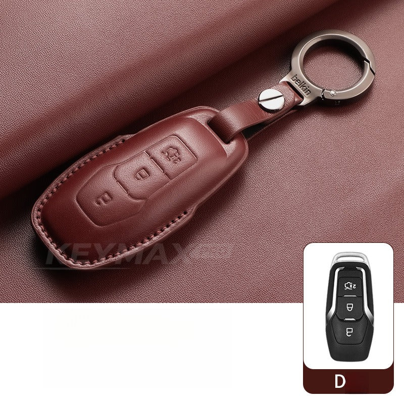 Ford Focus Mondeo Explorer Leather Key Case（#FD400）