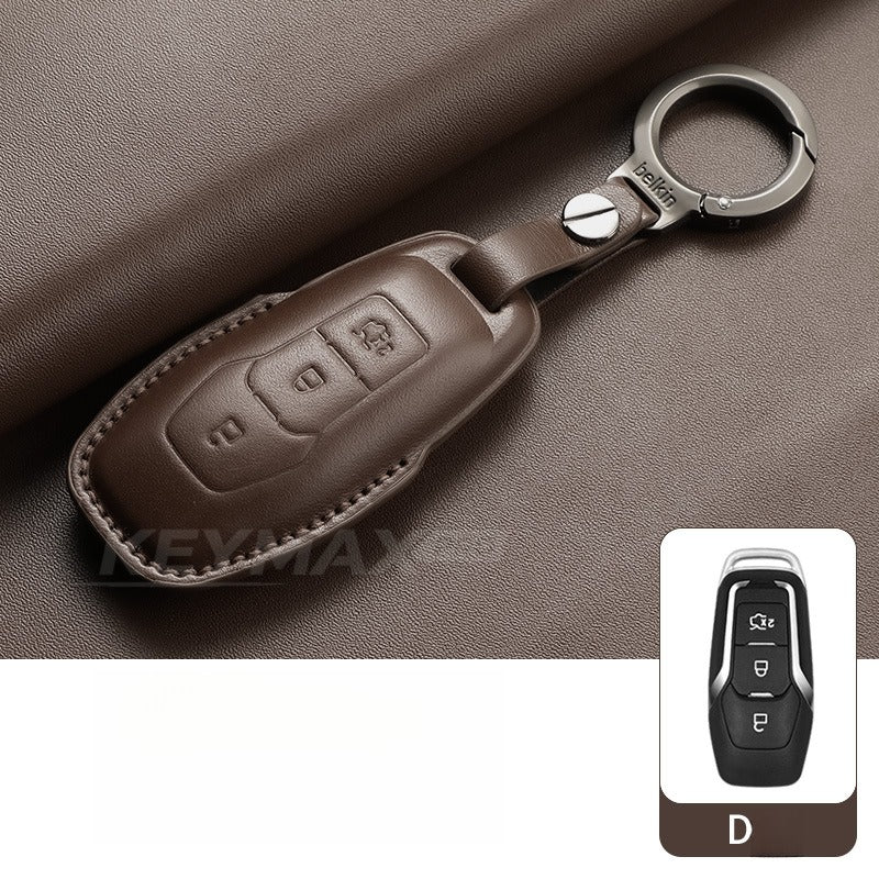 Ford Focus Mondeo Explorer Leather Key Case（#FD400）