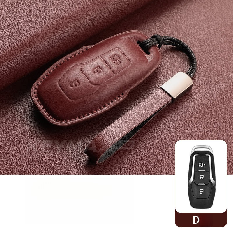 Ford Focus Mondeo Explorer Leather Key Case（#FD400）