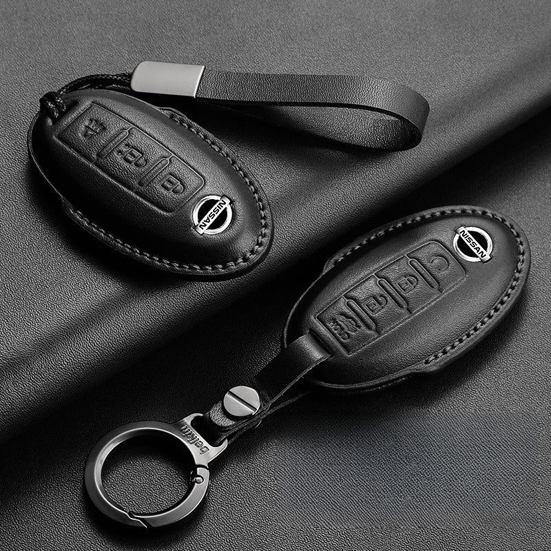 Nissan Sylphy Altima X-Trail Lambskin Leather Key Case（#NI402）
