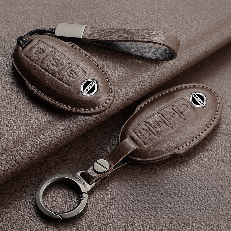Nissan Sylphy Altima X-Trail Lambskin Leather Key Case（#NI402）
