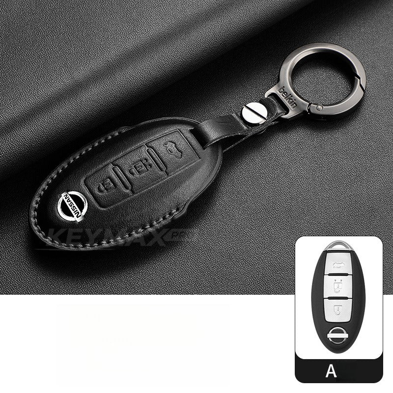 Nissan Sylphy Altima X-Trail Lambskin Leather Key Case（#NI402）