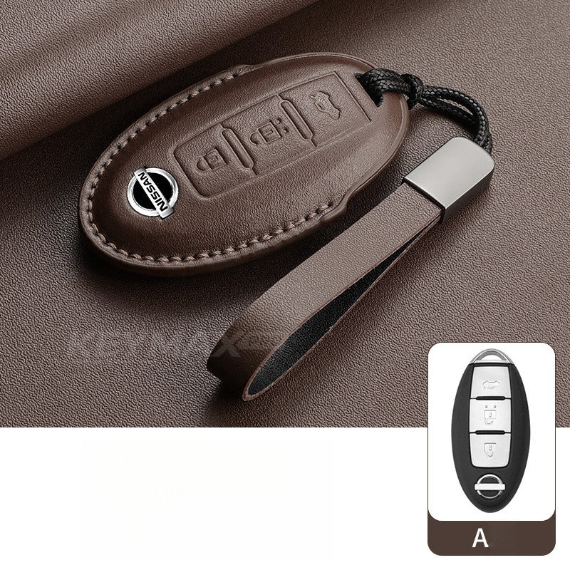Nissan Sylphy Altima X-Trail Lambskin Leather Key Case（#NI402）