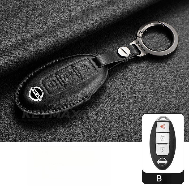 Nissan Sylphy Altima X-Trail Lambskin Leather Key Case（#NI402）