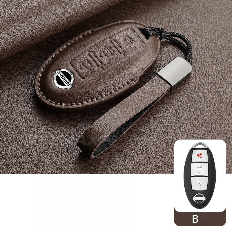 Nissan Sylphy Altima X-Trail Lambskin Leather Key Case（#NI402）