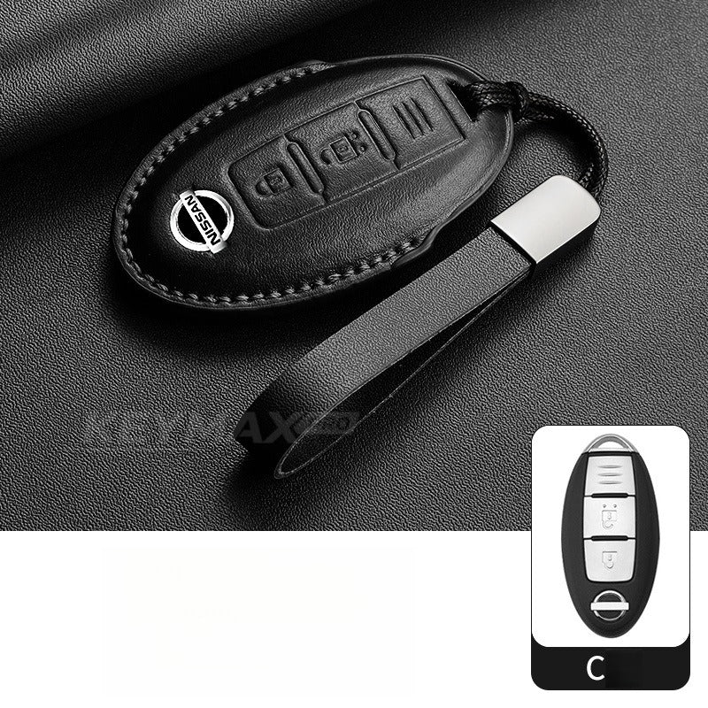 Nissan Sylphy Altima X-Trail Lambskin Leather Key Case（#NI402）