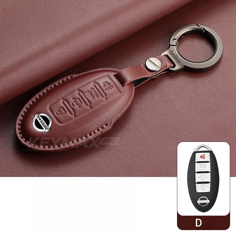 Nissan Sylphy Altima X-Trail Lambskin Leather Key Case（#NI402）