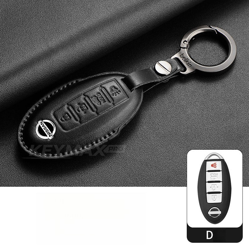 Nissan Sylphy Altima X-Trail Lambskin Leather Key Case（#NI402）