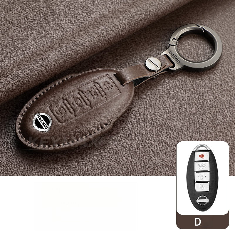 Nissan Sylphy Altima X-Trail Lambskin Leather Key Case（#NI402）