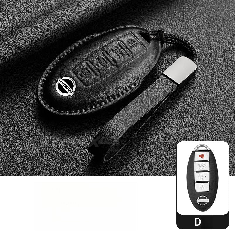 Nissan Sylphy Altima X-Trail Lambskin Leather Key Case（#NI402）