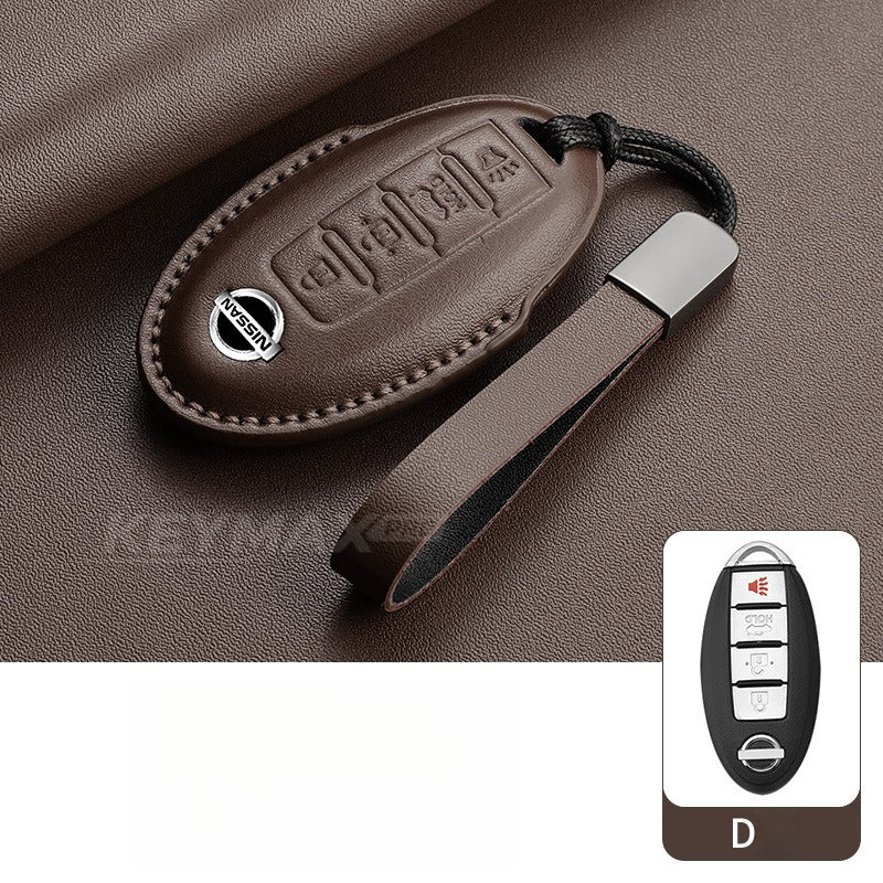 Nissan Sylphy Altima X-Trail Lambskin Leather Key Case（#NI402）