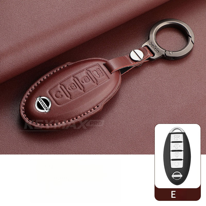Nissan Sylphy Altima X-Trail Lambskin Leather Key Case（#NI402）