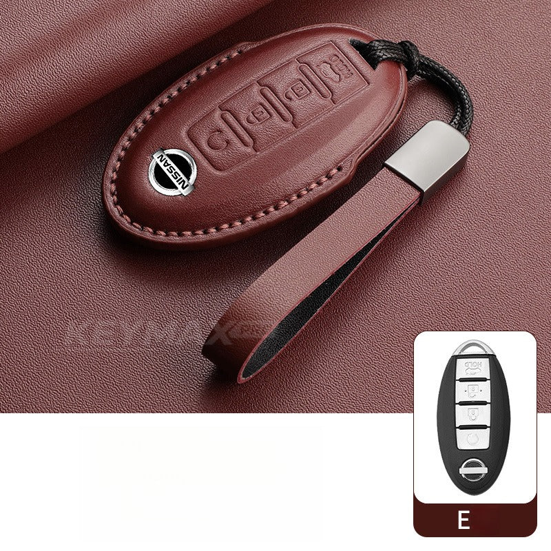 Nissan Sylphy Altima X-Trail Lambskin Leather Key Case（#NI402）