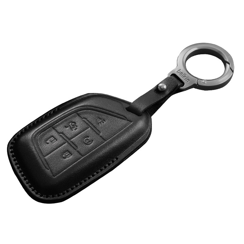 Cadillac XT4 XT5 XT6 Handmade Leather Key Case(#CA403)