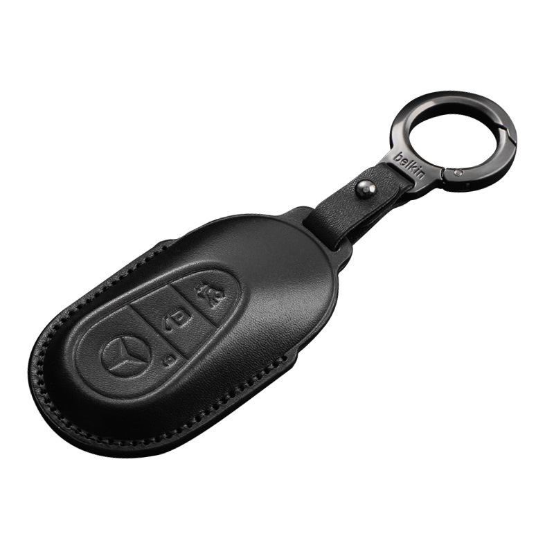 Mercedes-Benz E300L GLC GLE Leather Key Case(#mb405)