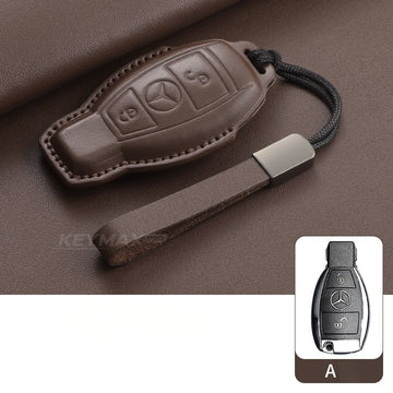 Mercedes-Benz E300L GLC GLE Leather Key Case(#mb405)