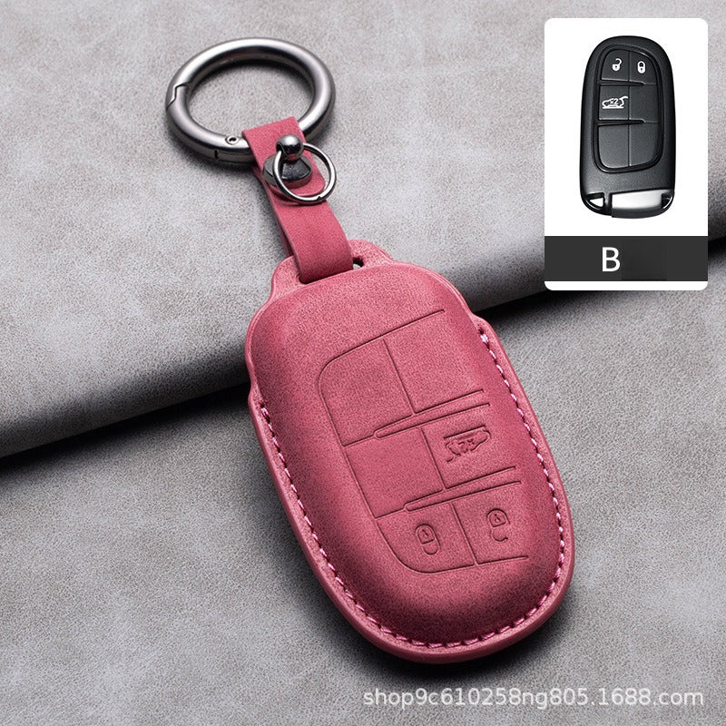 Jeep Compass Wrangler Grand Cherokee Key Case(#JE412)