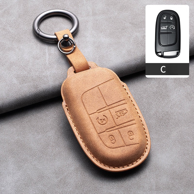 Jeep Compass Wrangler Grand Cherokee Key Case(#JE412)