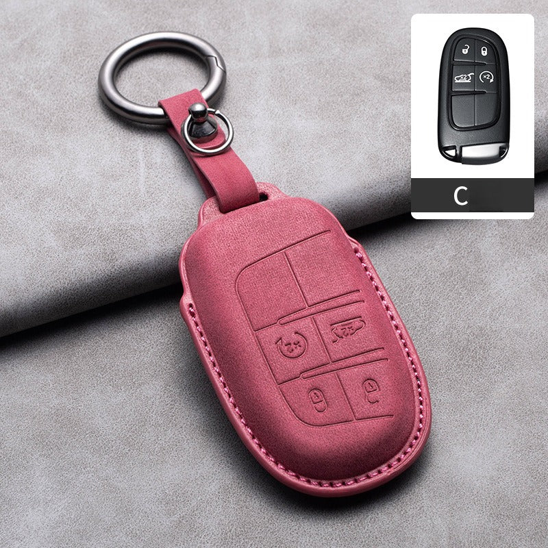 Jeep Compass Wrangler Grand Cherokee Key Case(#JE412)