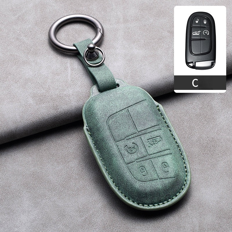 Jeep Compass Wrangler Grand Cherokee Key Case(#JE412)
