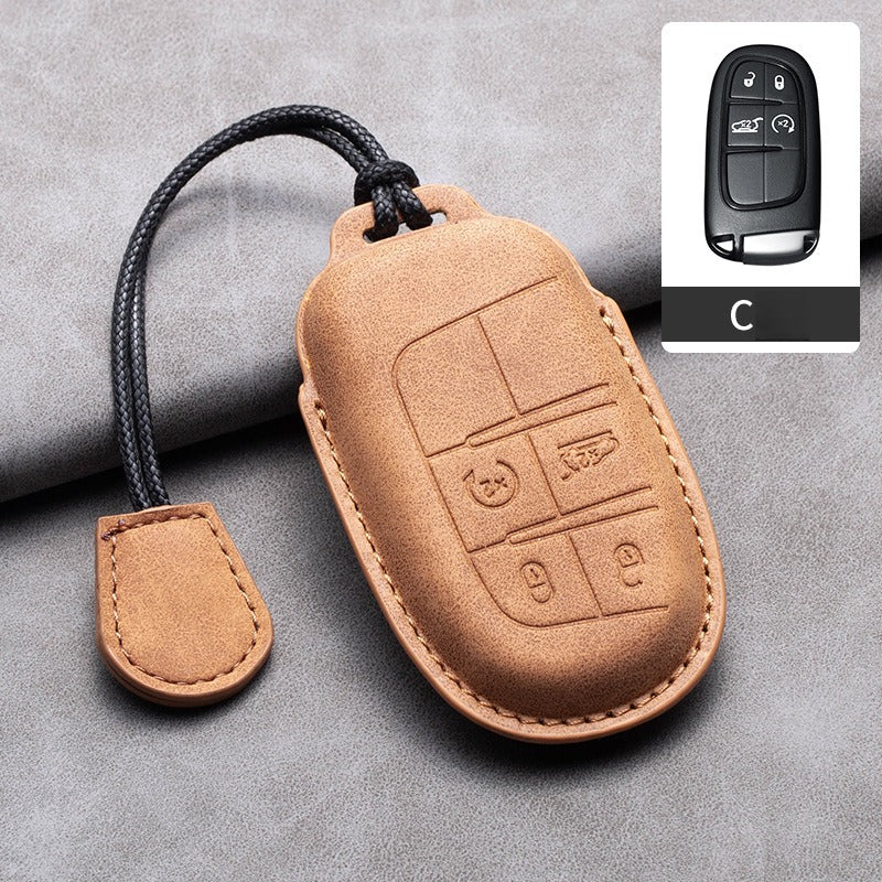 Jeep Compass Wrangler Grand Cherokee Key Case(#JE412)