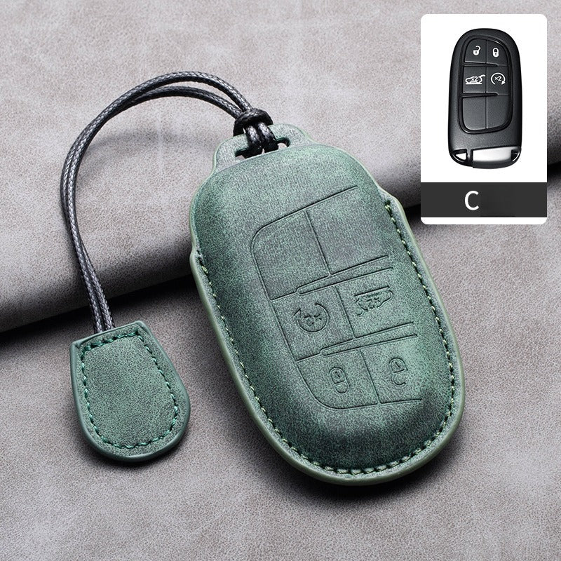Jeep Compass Wrangler Grand Cherokee Key Case(#JE412)