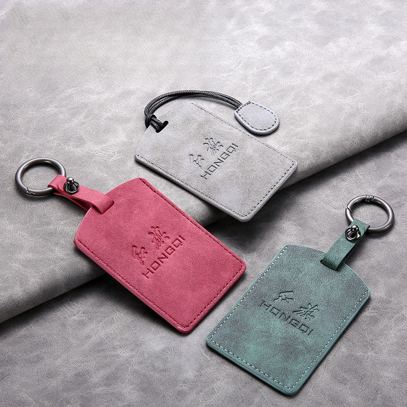 Hongqi HS5 H5 H9 Lambskin Card Key Case(#HO416)