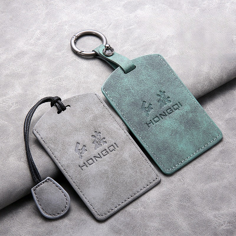 Hongqi HS5 H5 H9 Lambskin Card Key Case(#HO416)