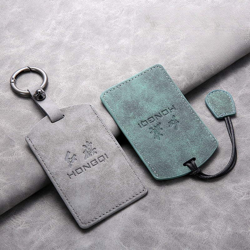 Hongqi HS5 H5 H9 Lambskin Card Key Case(#HO416)