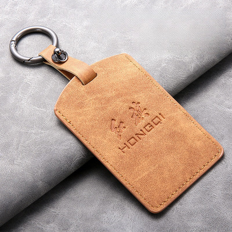Hongqi HS5 H5 H9 Lambskin Card Key Case(#HO416)