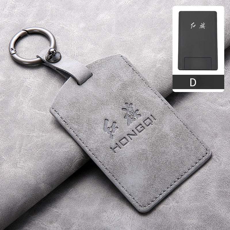 Hongqi HS5 H5 H9 Lambskin Card Key Case(#HO416)