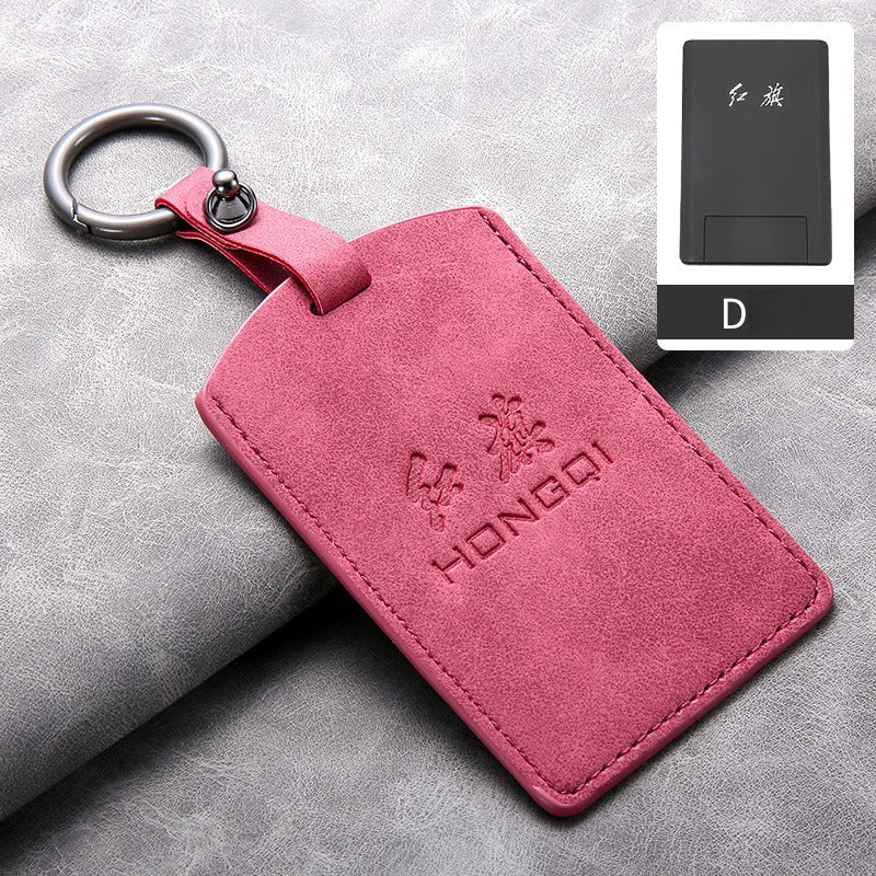 Hongqi HS5 H5 H9 Lambskin Card Key Case(#HO416)